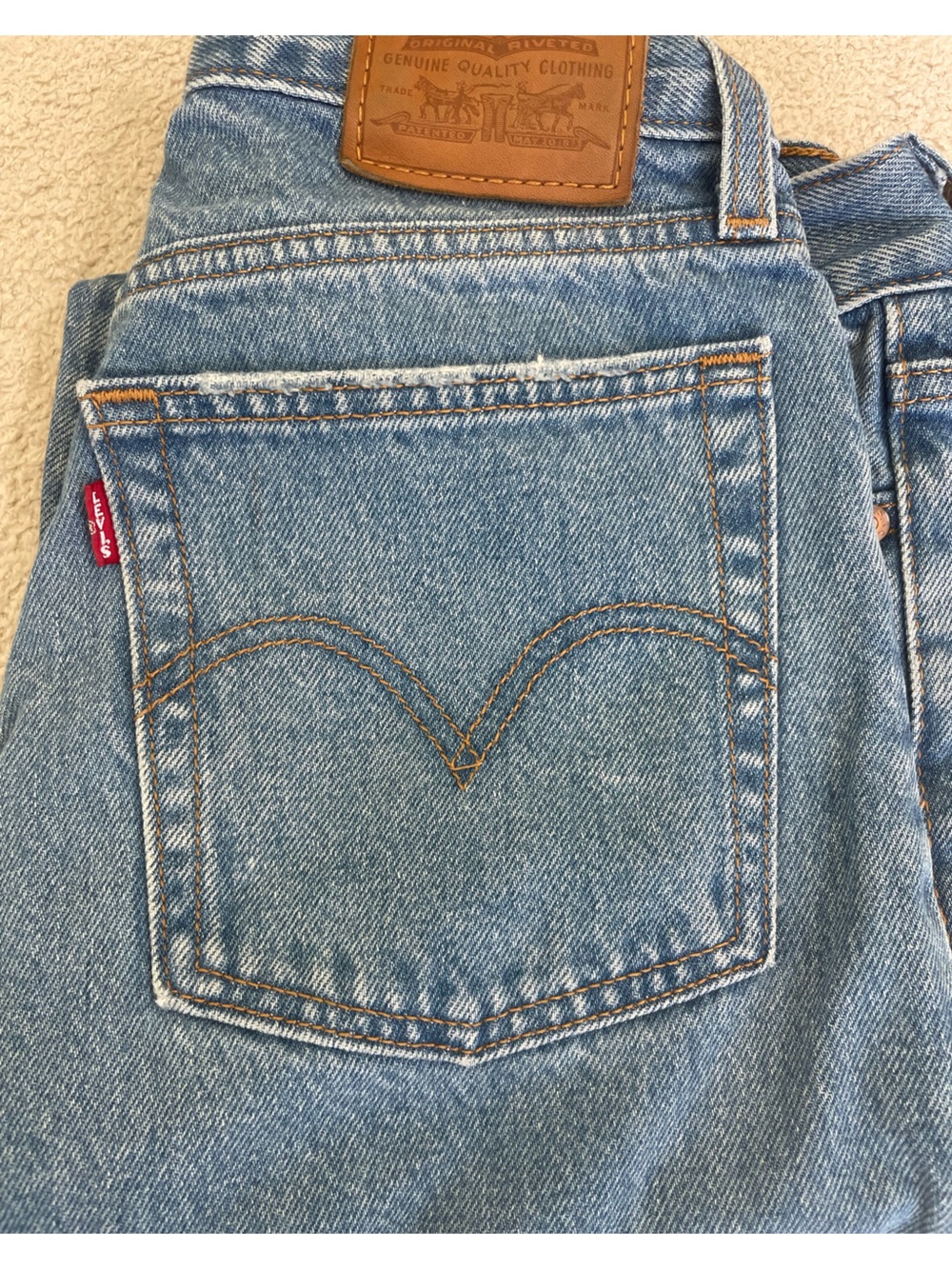 Levi's Red Tag Women's Light Blue Straight Leg Jeans